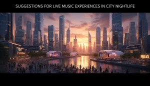 Top Live Music Venues and Experiences for City Nightlife Fans